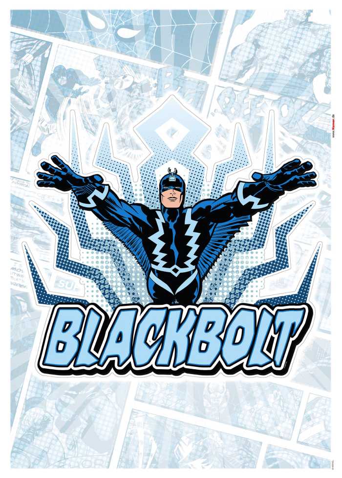 Sticker mural Blackbolt Comic Classic