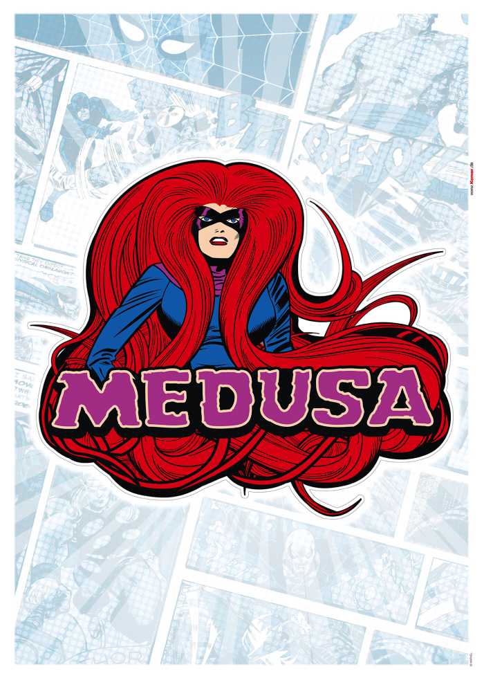 Sticker mural Medusa Comic Classic