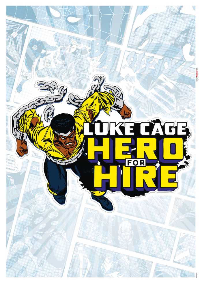 Sticker mural Luke Cage Comic