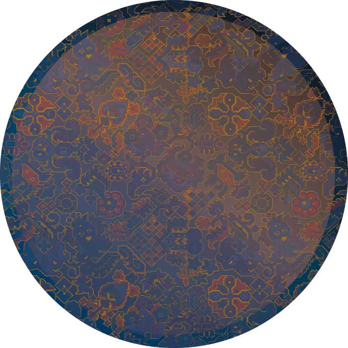 Photomural rond Ornament