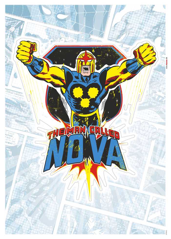 Sticker mural Nova Comic Classic