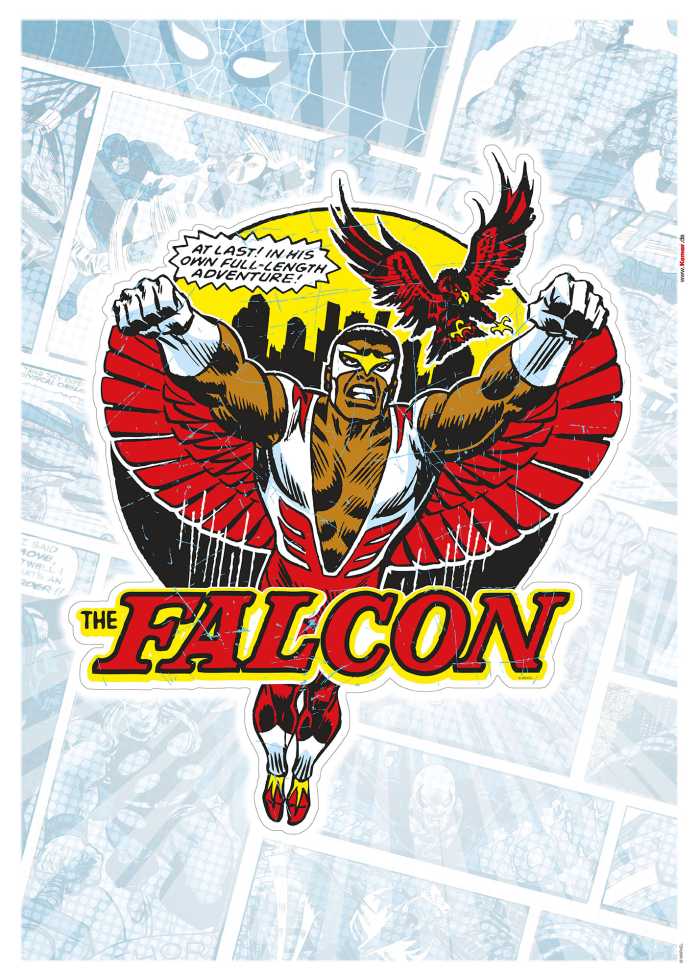 Sticker mural Falcon Comic Classic