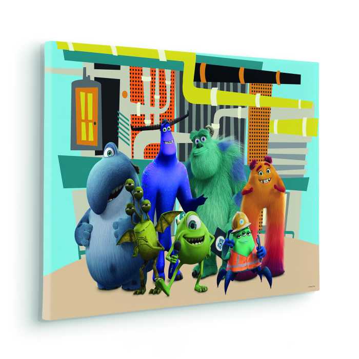 Tableau intissé Monsters at Work