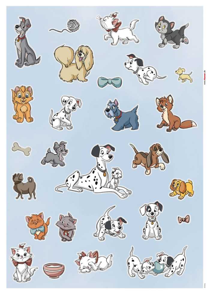 Sticker mural Disney Cats and Dogs