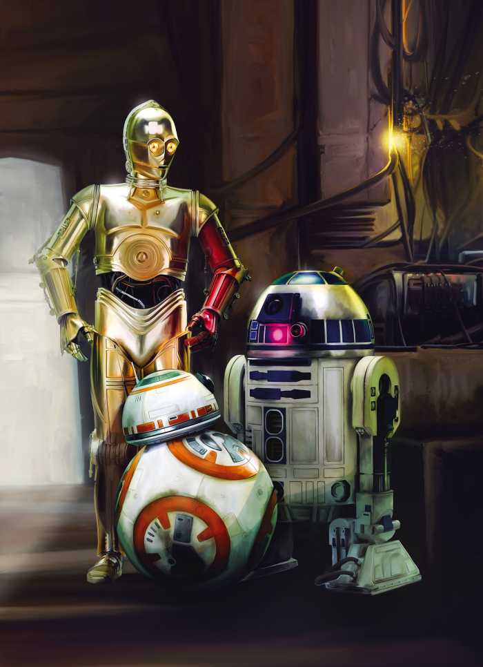 Photo murale Star Wars Three Droids