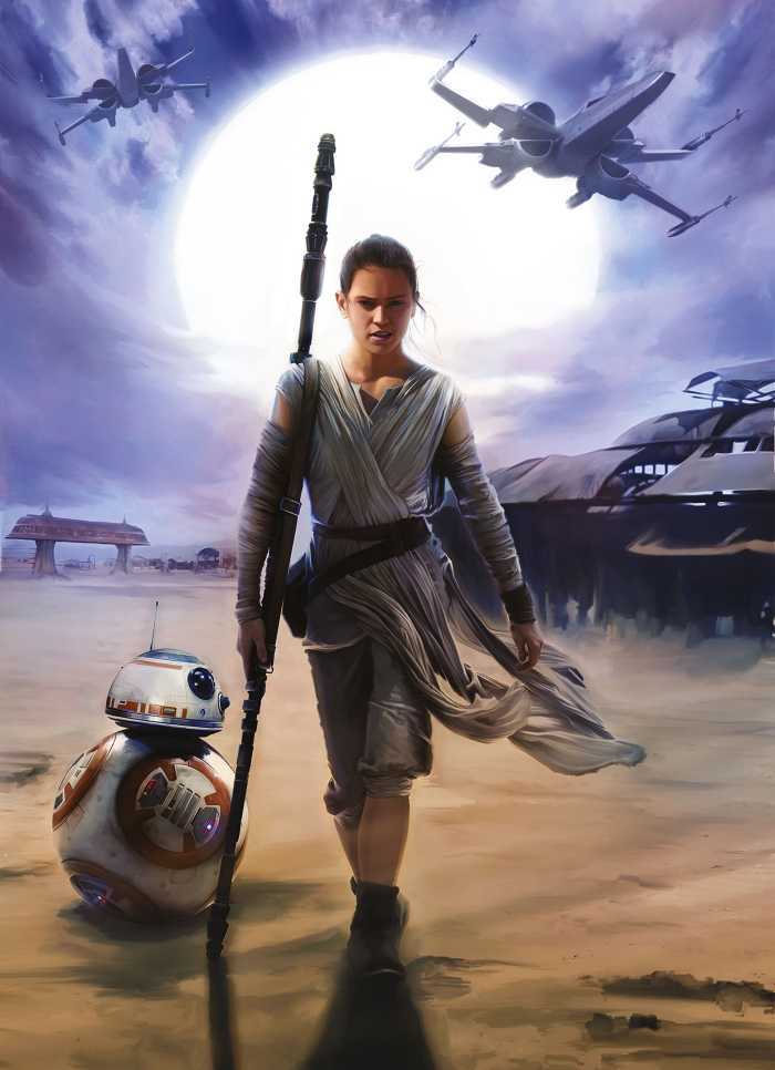 Photo murale Star Wars Rey