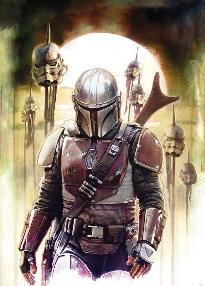 Photo murale intissé impression numérique Star Wars The Mandalorian Big Impaler
