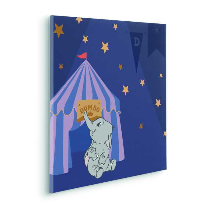 Tableau intissé Starry Night with Dumbo