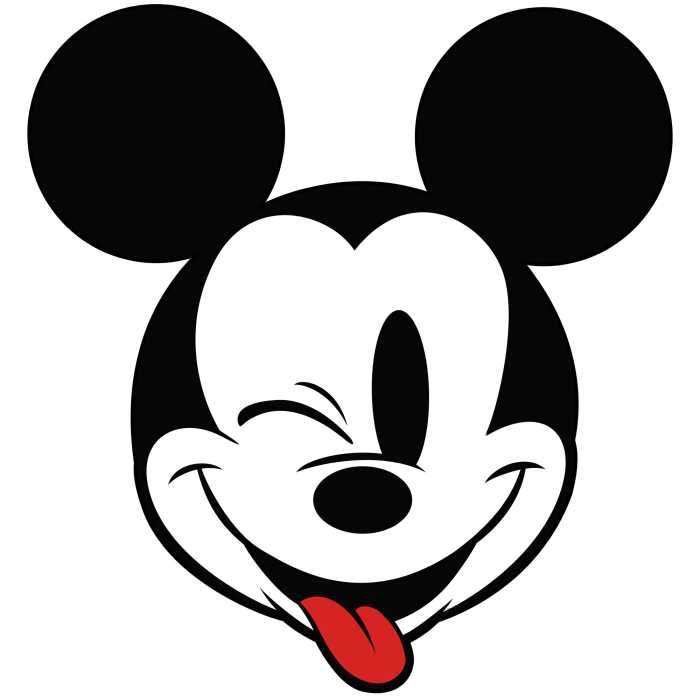 Sticker mural Mickey Head Optimism