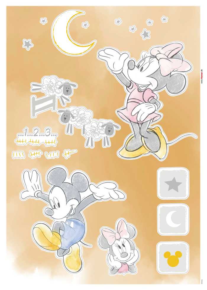Sticker mural Counting Sheeps