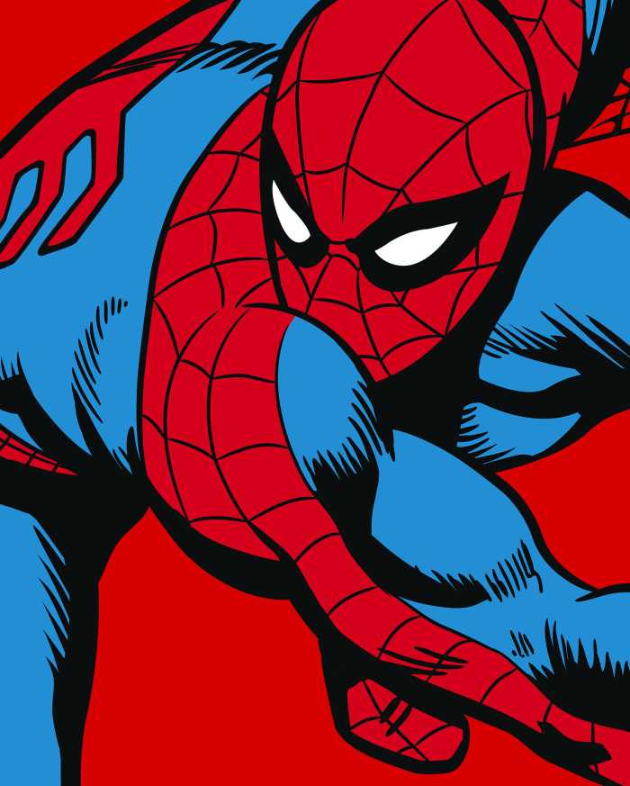 Photo murale intissé impression numérique Marvel PowerUp Spider-Man Watchout