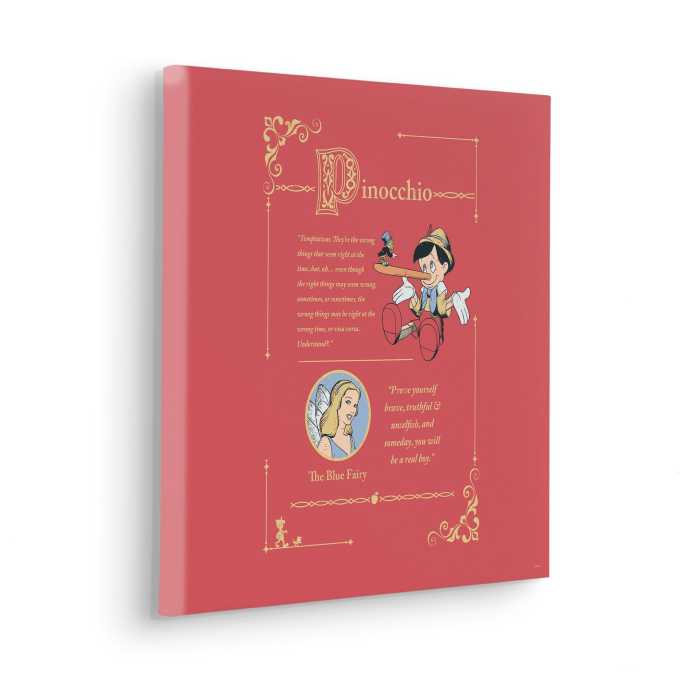 Vlies Bild auf Keilrahmen/ Echtholzrahmen Pinocchio - Vice Versa