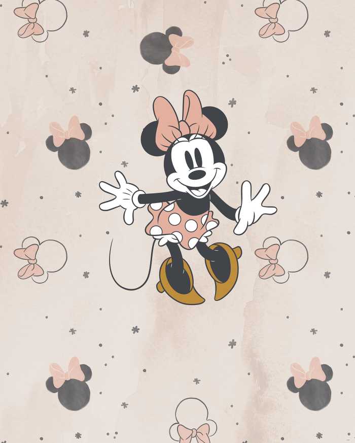 Photo murale intissé impression numérique Minnie Party Mouse