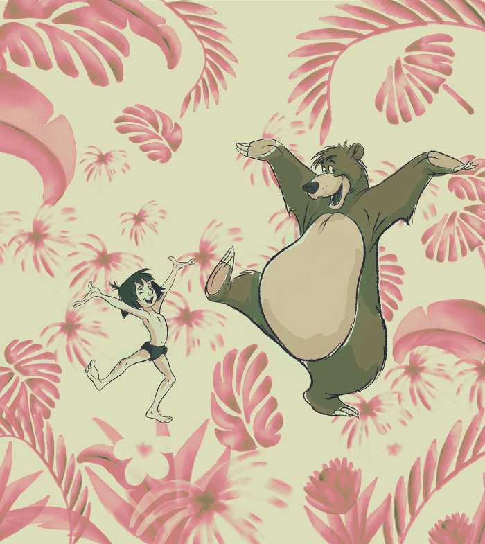 Photo murale intissé impression numérique Dance the Jungle