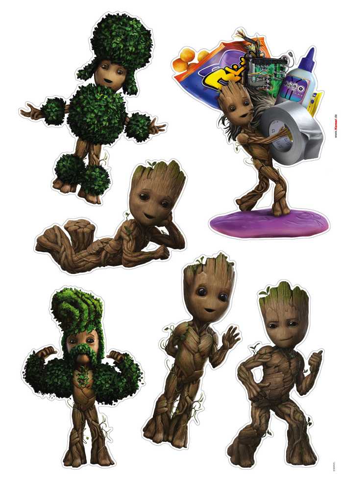 Sticker mural I am Groot!
