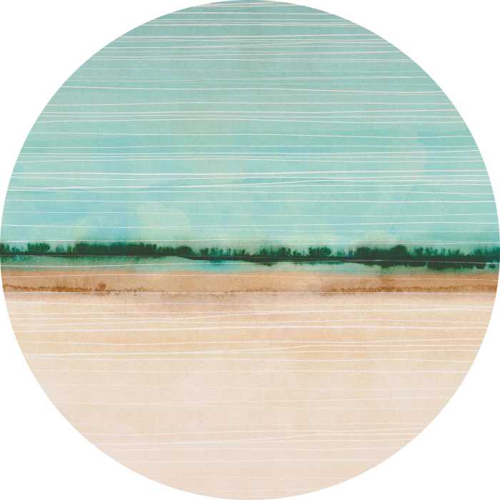 Photomural rond Beachside