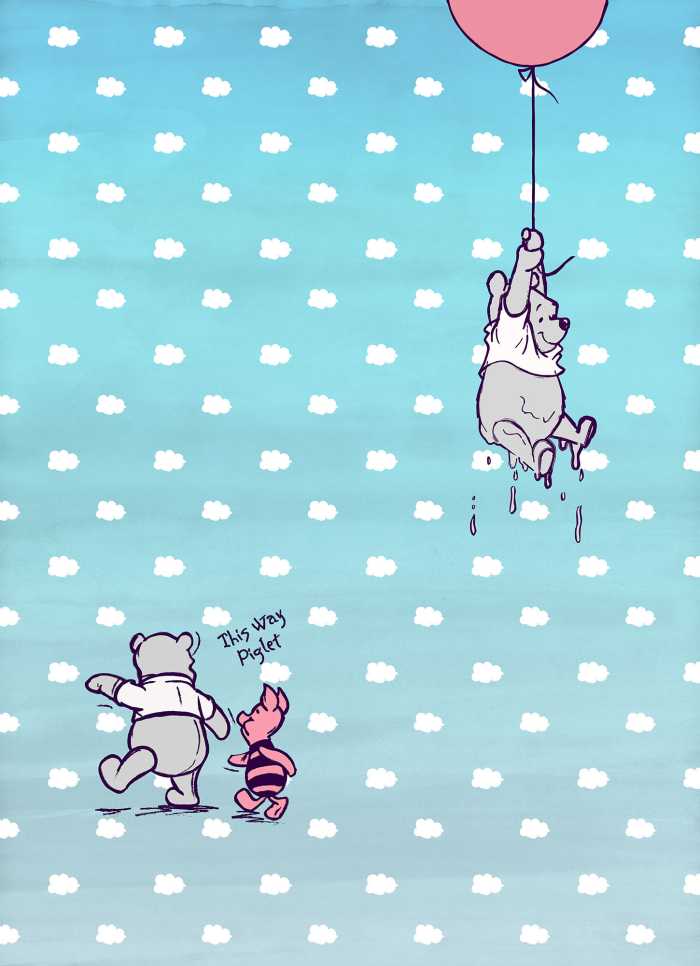 Photo murale Winnie the Pooh Piglet