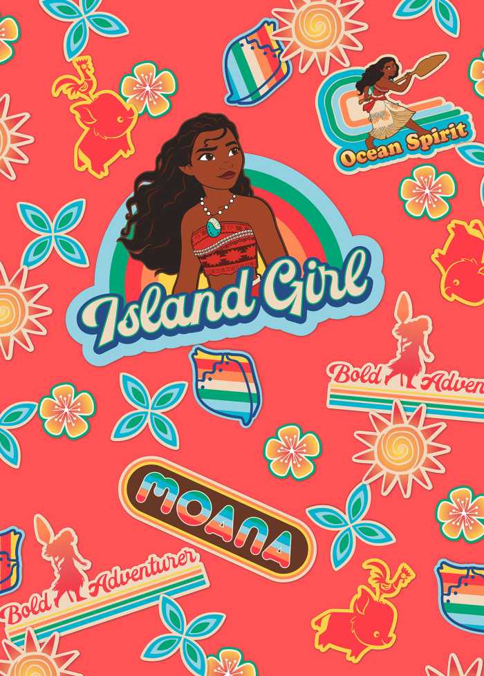 Photo murale intissé impression numérique Moana Island Girl