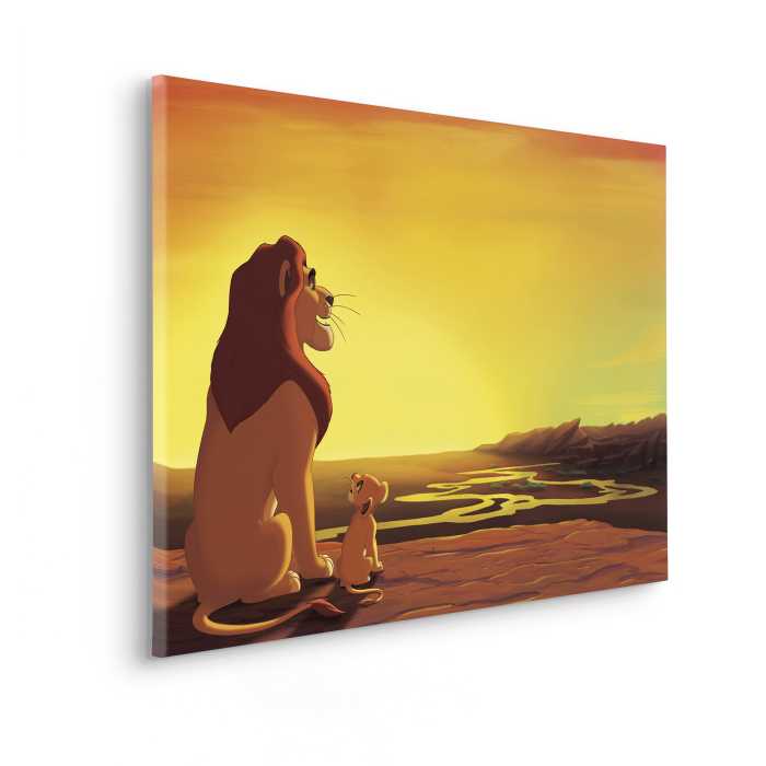 Toile Imprimé Disney The Lion King Your Kingdom