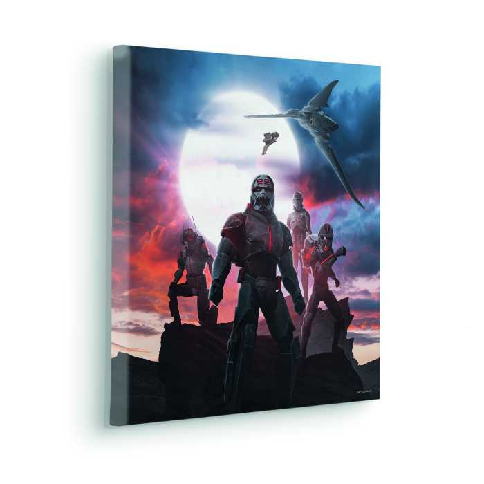 Tableau intissé Star Wars Bad Batch Strong Team
