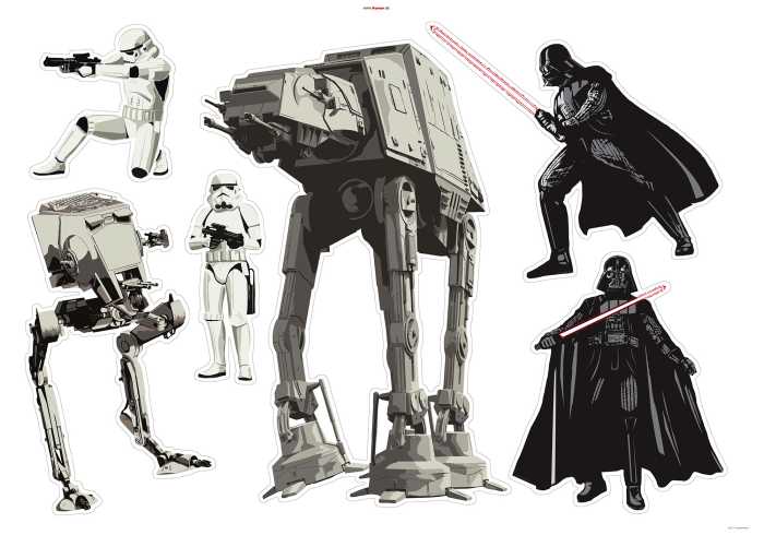 Sticker mural Star Wars Doomed