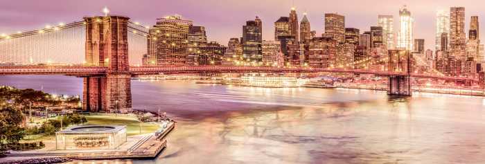 Photo murale intissé Brooklyn Nights