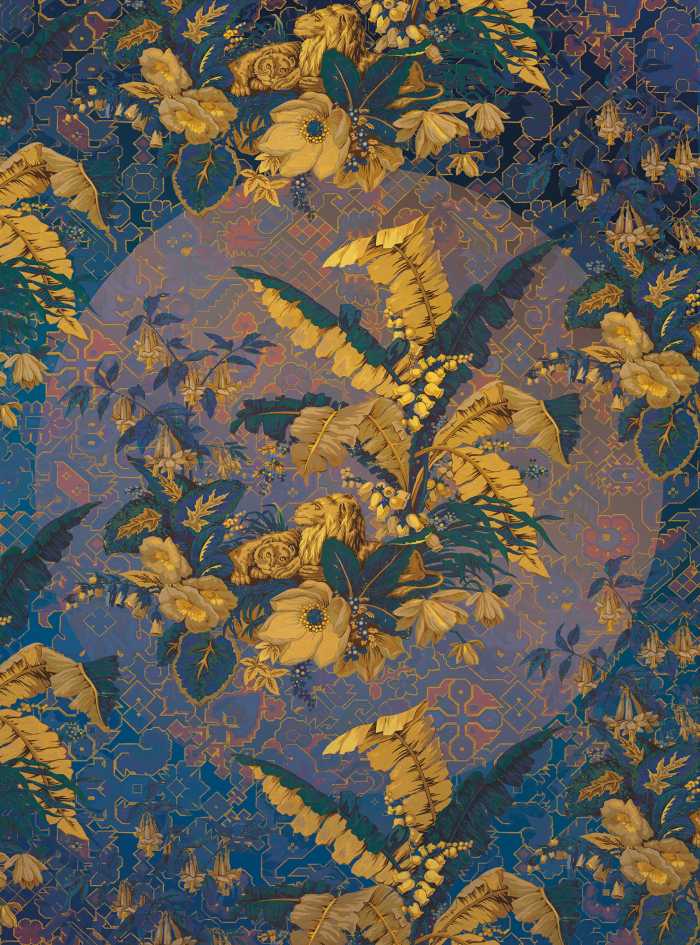 Photo murale intissé impression numérique Orient d'Or