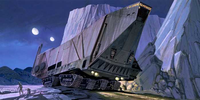 Photo murale intissé impression numérique Star Wars Classic RMQ Sandcrawler