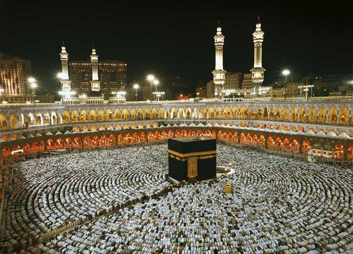 Photo murale Kaaba at Night