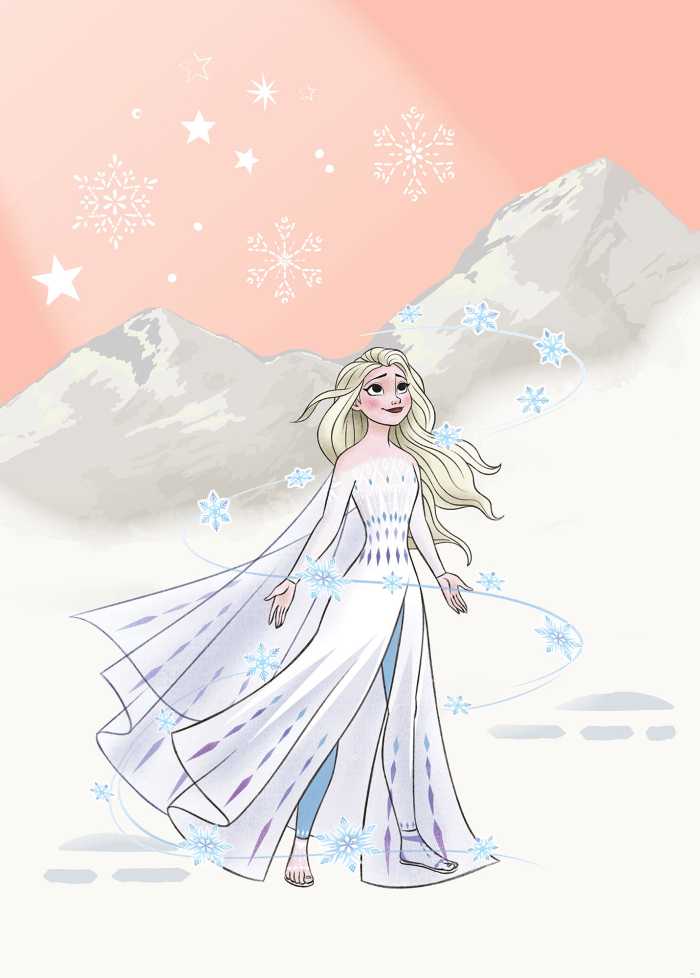 Photo murale intissé impression numérique Frozen Winter Magic