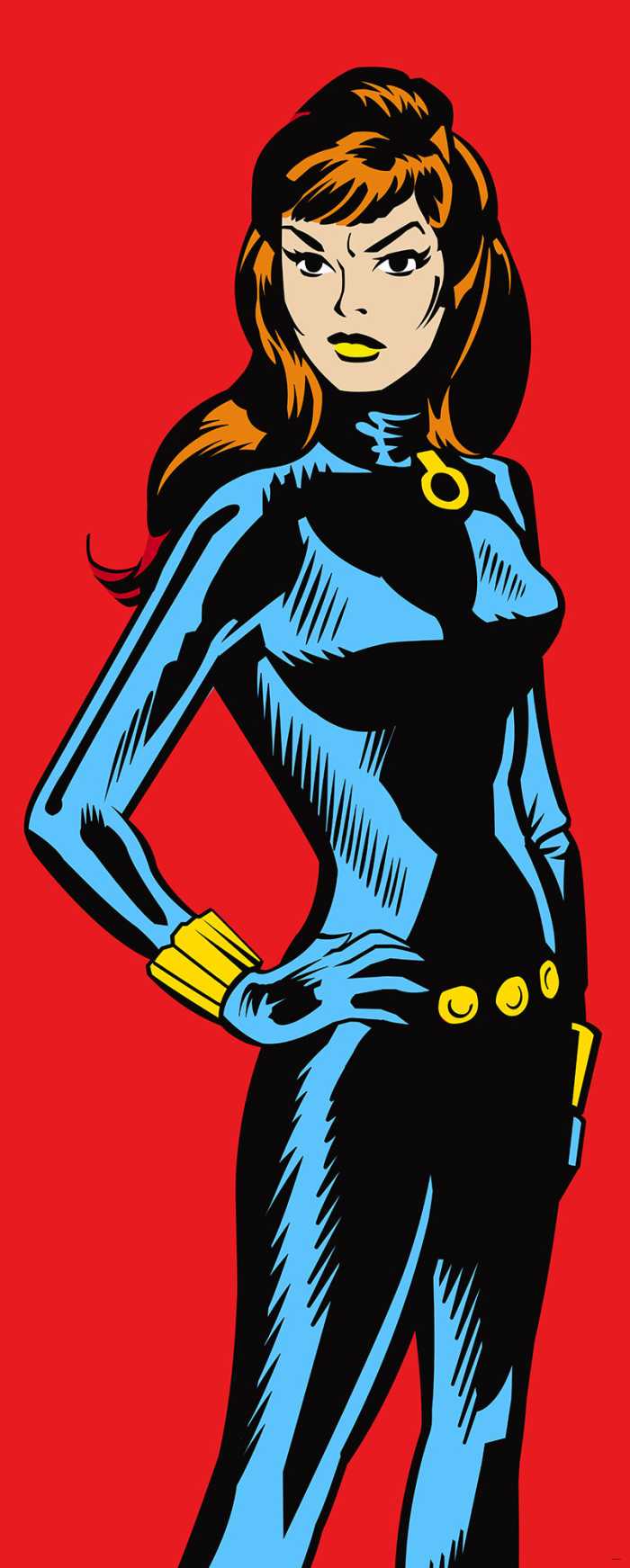 Photo murale intissé impression numérique Marvel PowerUp Widow