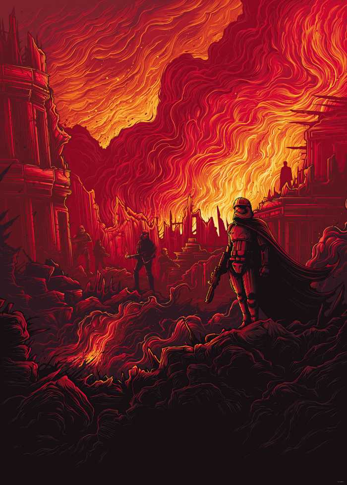 Photo murale intissé impression numérique Star Wars First Order Purge
