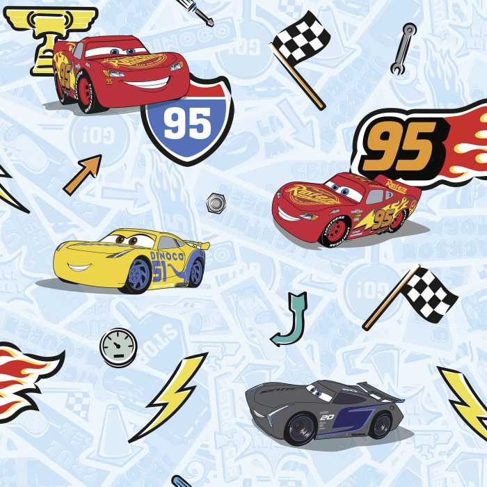 Photo murale intissé Cars Let´s Race