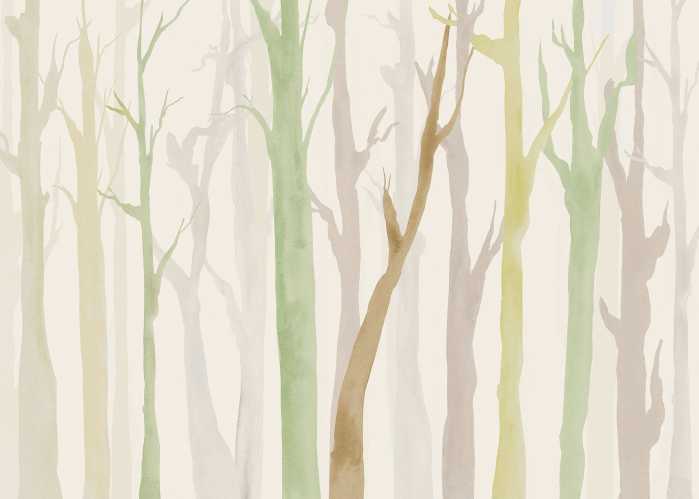 Photo murale intissé impression numérique Shadow Woods