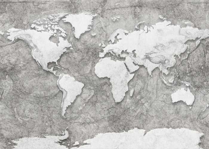 Photo murale intissé impression numérique World Relief