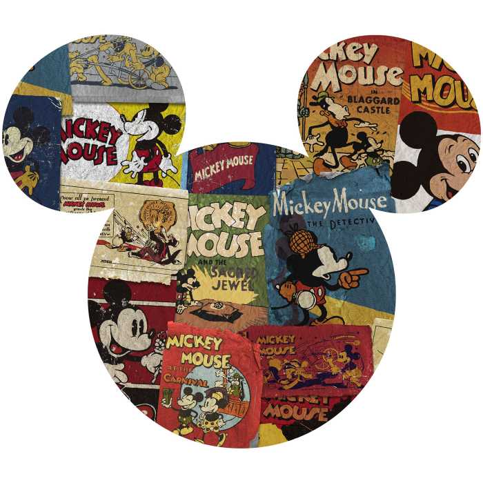 Sticker mural Mickey Head Billboard
