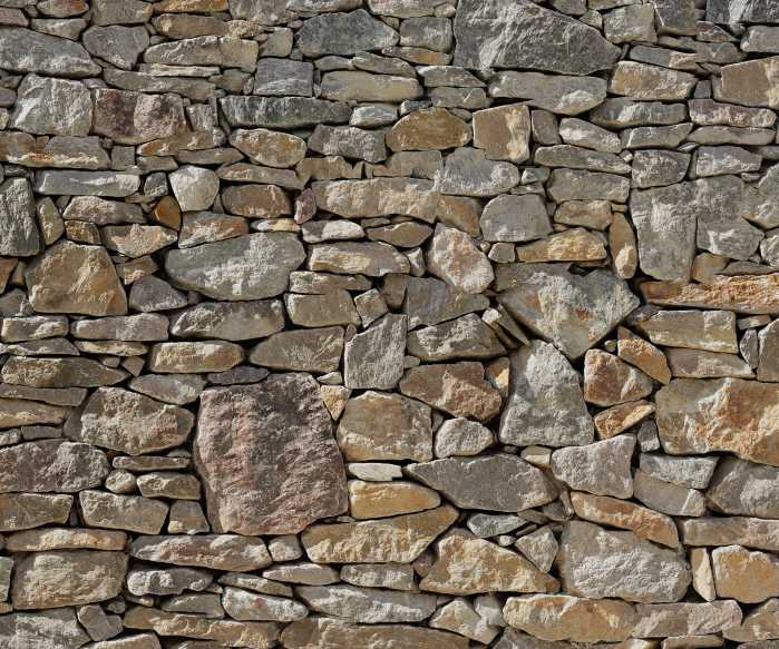 Photo murale intissé impression numérique Stone Wall