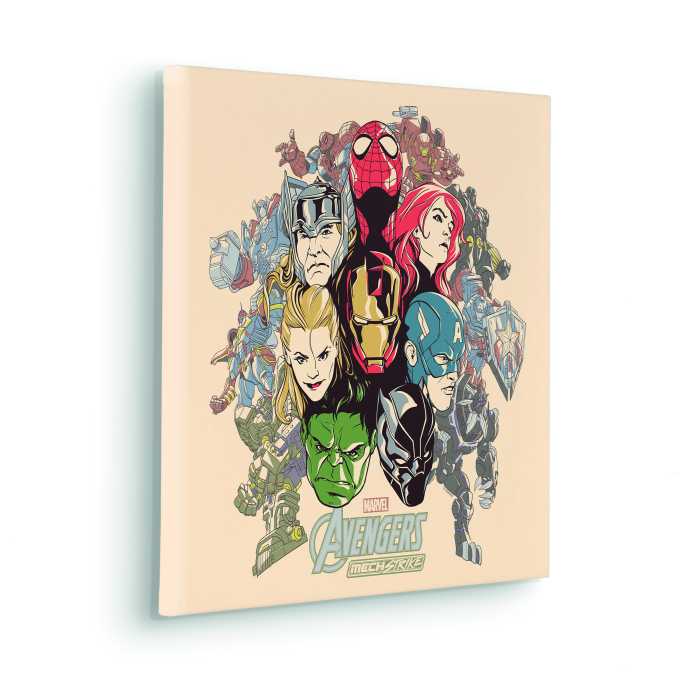 Tableau intissé Avengers Strike Back