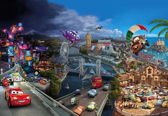 Photo murale Cars World