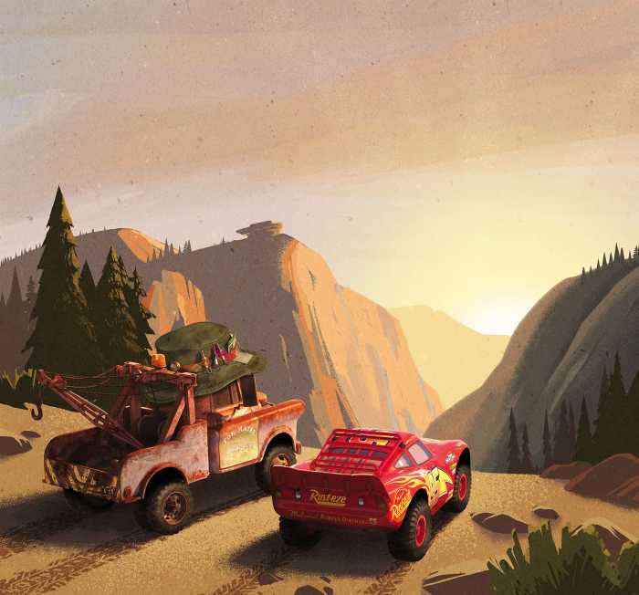 Photo murale intissé impression numérique Cars Sundown