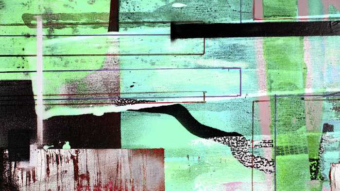Photo murale intissé impression numérique Branche Dipping mint