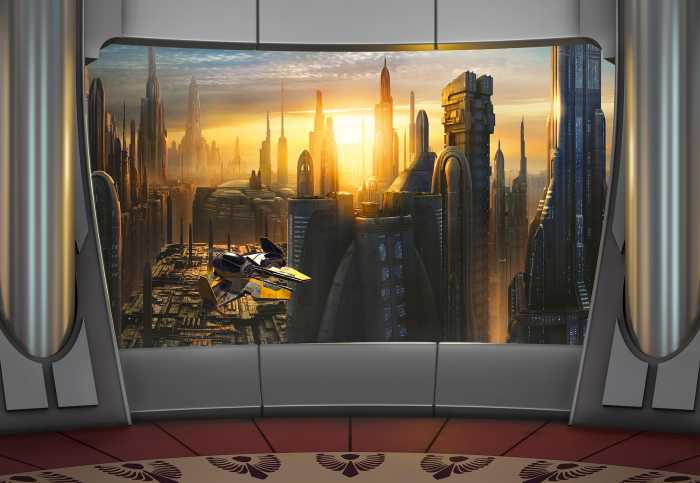 Photo murale Star Wars Coruscant View
