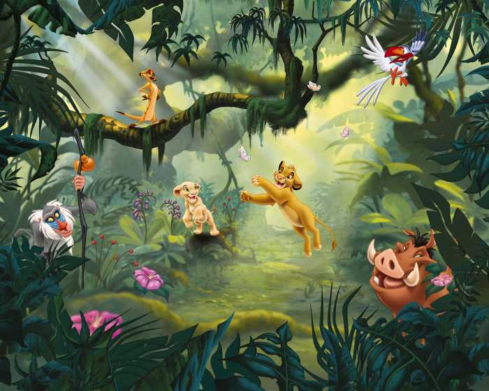 Photo murale intissé impression numérique Lion King Hakuna Matata