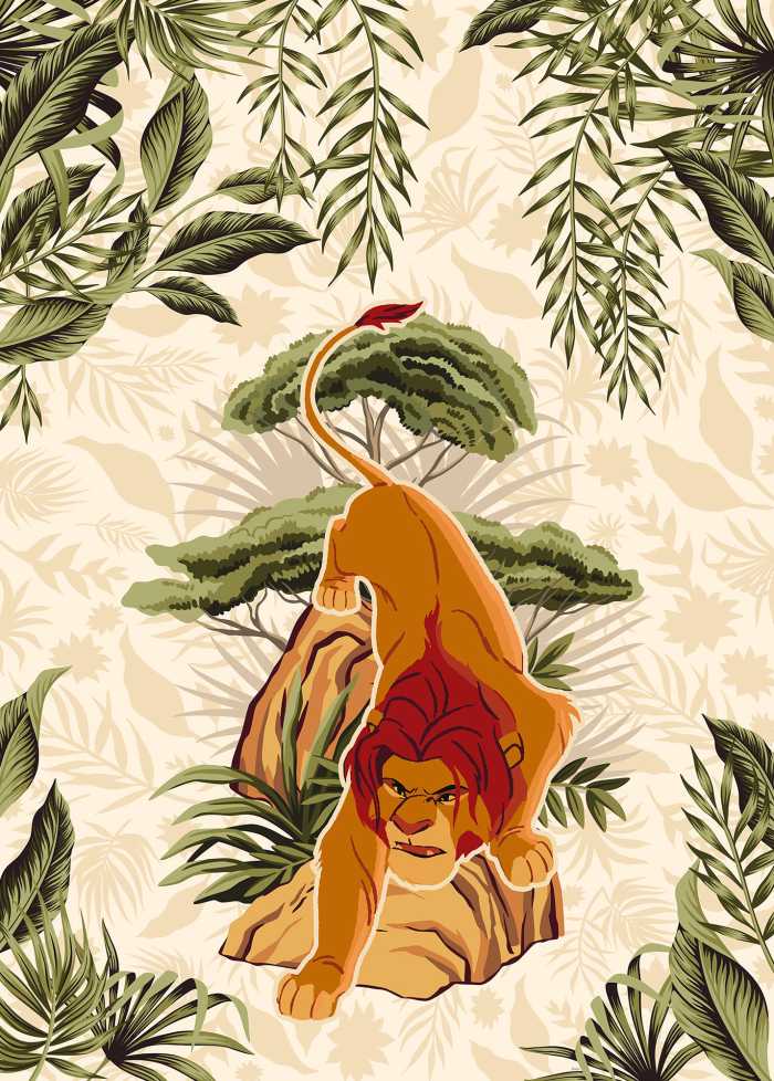 Photo murale intissé impression numérique Lion King Long Live The King