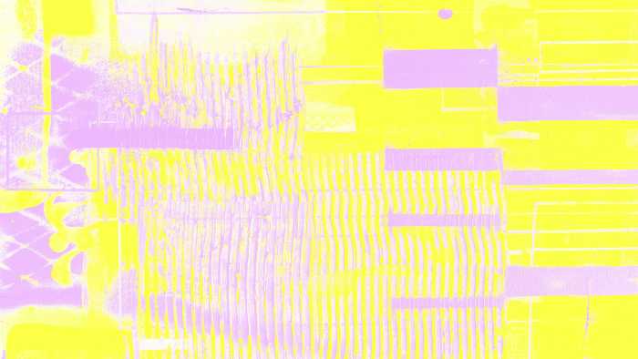 Photo murale intissé impression numérique Fringe Upswept yellow-rose