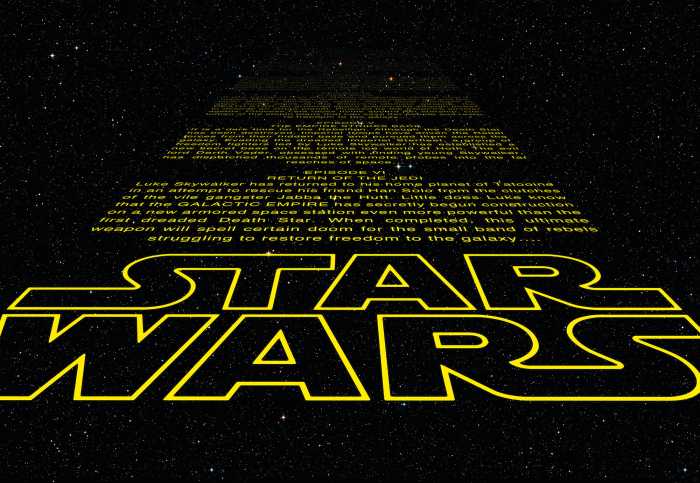 Photo murale Star Wars Intro