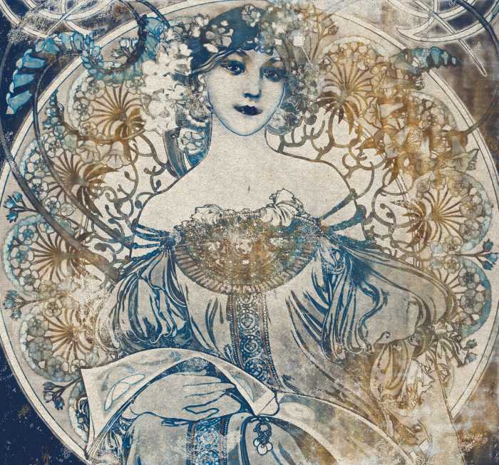 Photo murale intissé impression numérique Porcelaine