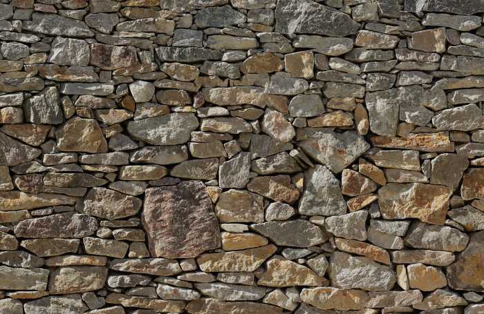 Photo murale intissé impression numérique Stone Wall