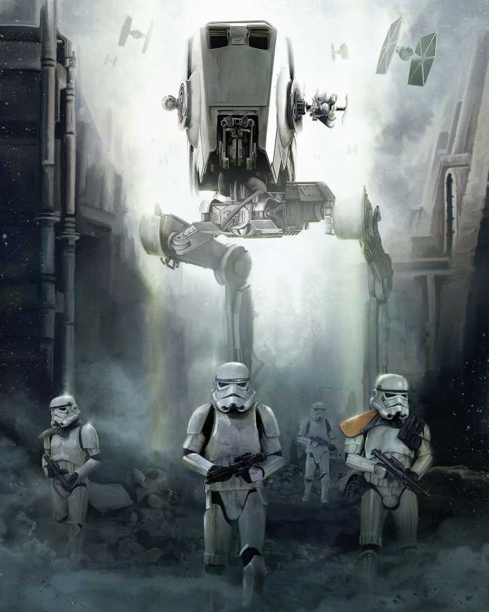 Photo murale intissé impression numérique Star Wars Imperial Forces II