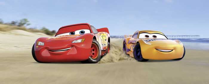 Panneau sur intissé  Cars3 Beach